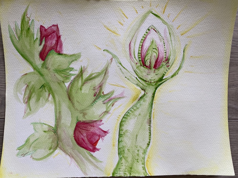 Dessin d'élève de cours de dessin